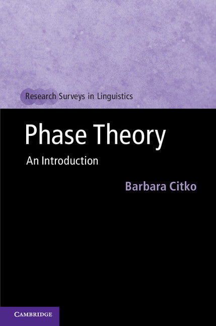 Phase Theory; An Introduction (Hardback) 9781107040847
