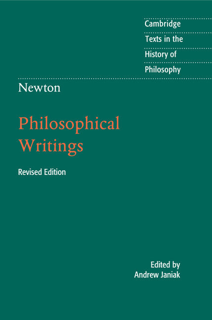 Newton: Philosophical Writings (Hardback) 9781107042384