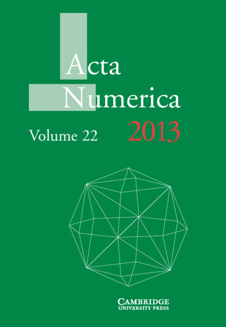 Acta Numerica 2013: Volume 22 (Hardback) 9781107043862