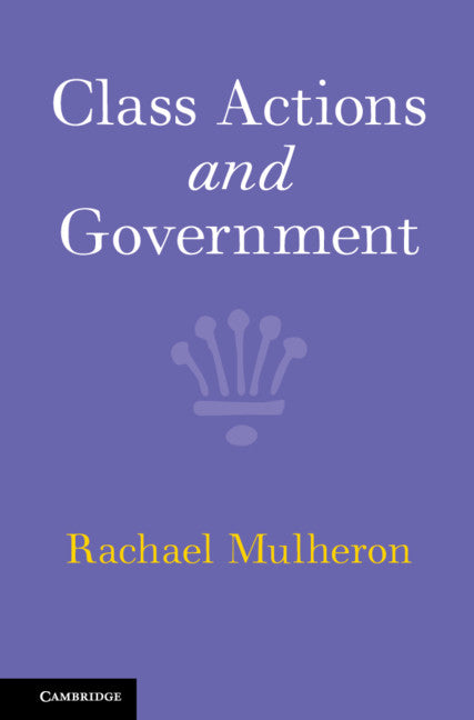 Class Actions and Government (Hardback) 9781107043978