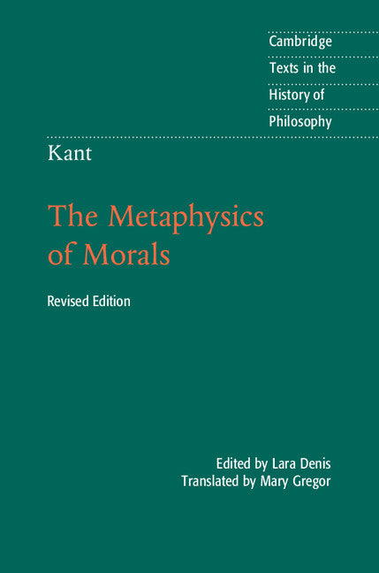 Kant: The Metaphysics of Morals (Hardback) 9781107086395