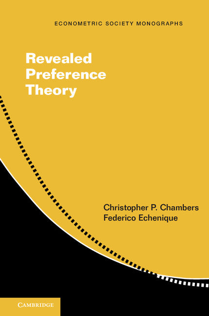 Revealed Preference Theory (Hardback) 9781107087804