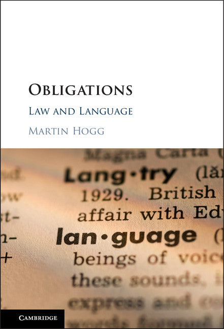 Obligations; Law and Language (Hardback) 9781107087958