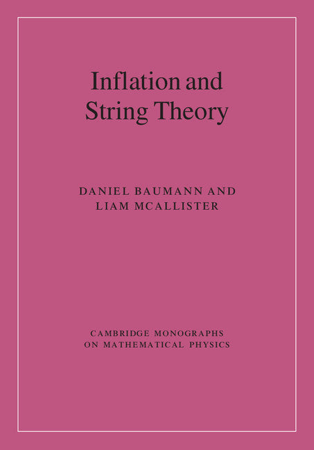 Inflation and String Theory (Hardback) 9781107089693