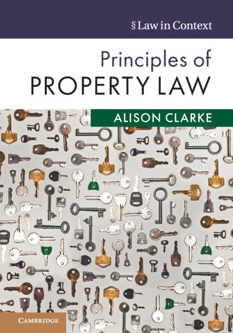 Principles of Property Law (Hardback) 9781107090538