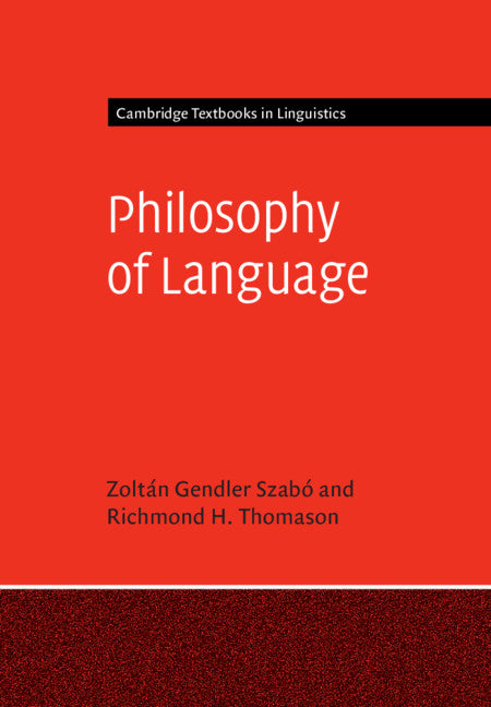 Philosophy of Language (Hardback) 9781107096646
