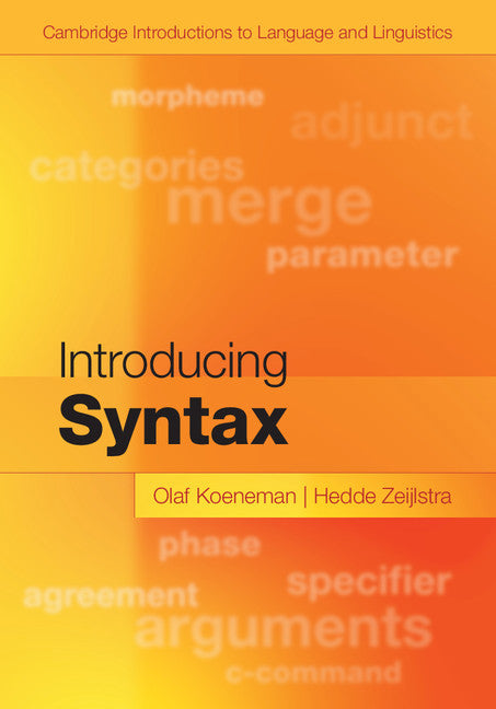 Introducing Syntax (Hardback) 9781107096745