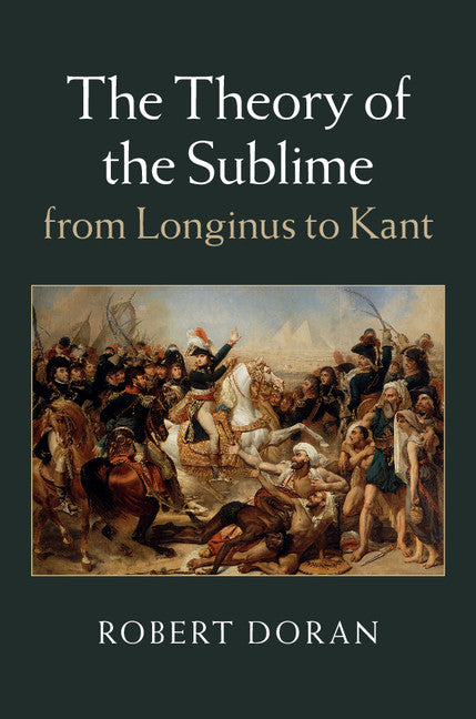 The Theory of the Sublime from Longinus to Kant (Hardback) 9781107101531