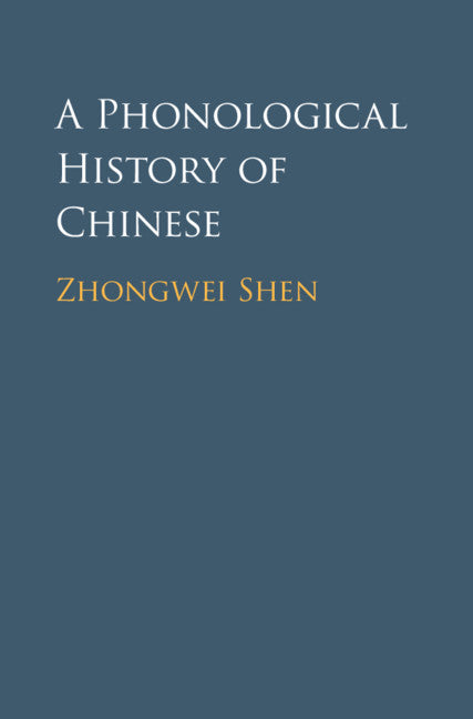 A Phonological History of Chinese (Hardback) 9781107135840