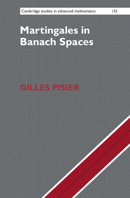 Martingales in Banach Spaces (Hardback) 9781107137240