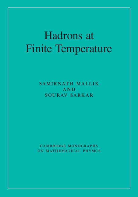 Hadrons at Finite Temperature (Hardback) 9781107145313