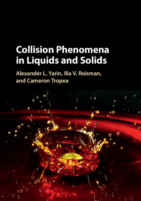 Collision Phenomena in Liquids and Solids (Hardback) 9781107147904