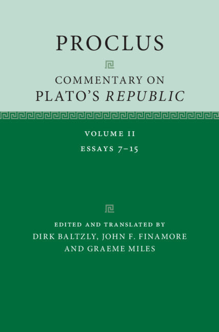 Proclus: Commentary on Plato's 'Republic' (Hardback) 9781107154711