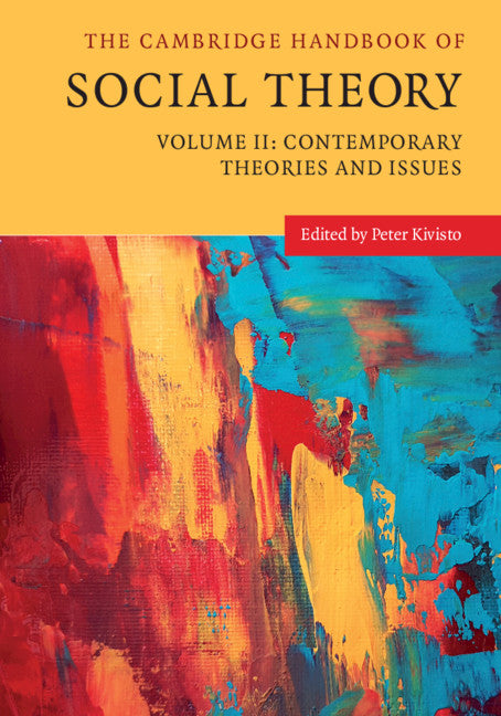 The Cambridge Handbook of Social Theory (Hardback) 9781107162693