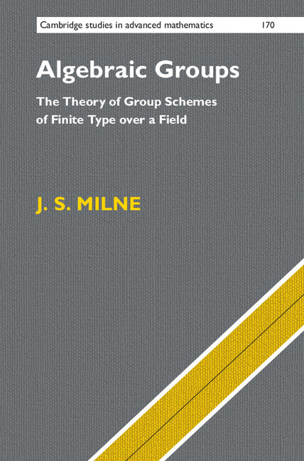 Algebraic Groups; The Theory of Group Schemes of Finite Type over a Field (Hardback) 9781107167483