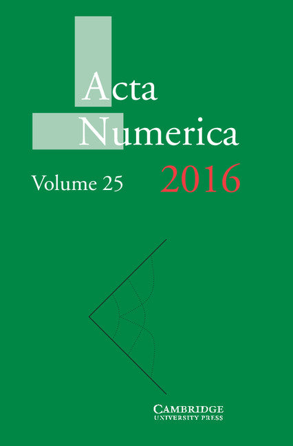 Acta Numerica 2016: Volume 25 (Hardback) 9781107168053