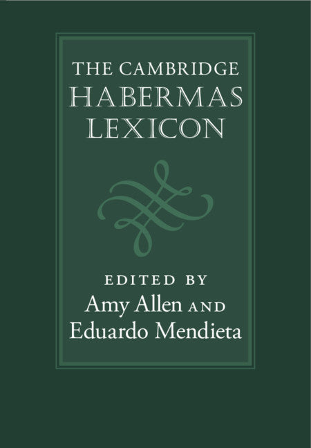 The Cambridge Habermas Lexicon (Hardback) 9781107172029