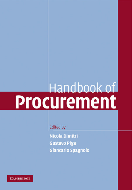 Handbook of Procurement (Paperback / softback) 9781107402317