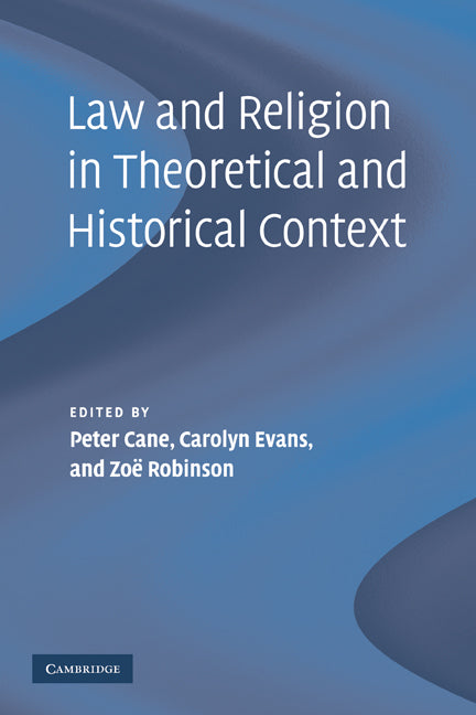 Law and Religion in Theoretical and Historical Context (Paperback / softback) 9781107402379