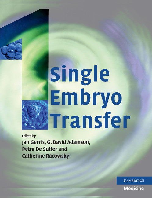 Single Embryo Transfer (Paperback / softback) 9781107411524