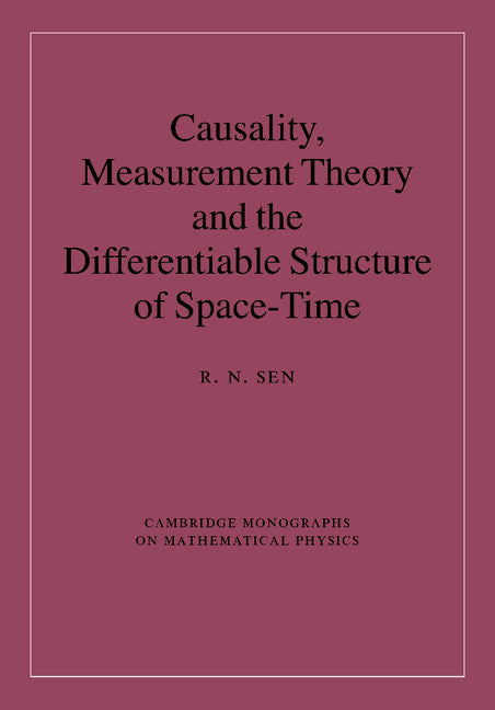 Causality, Measurement Theory and the Differentiable Structure of Space-Time (Paperback / softback) 9781107424586