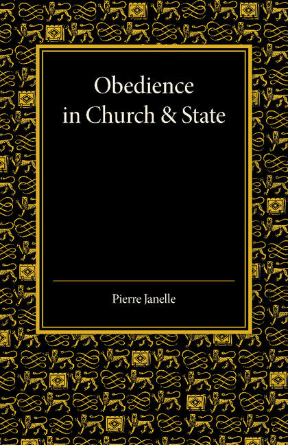 Obedience in Church and State; Three Political Tracts (Paperback / softback) 9781107425958