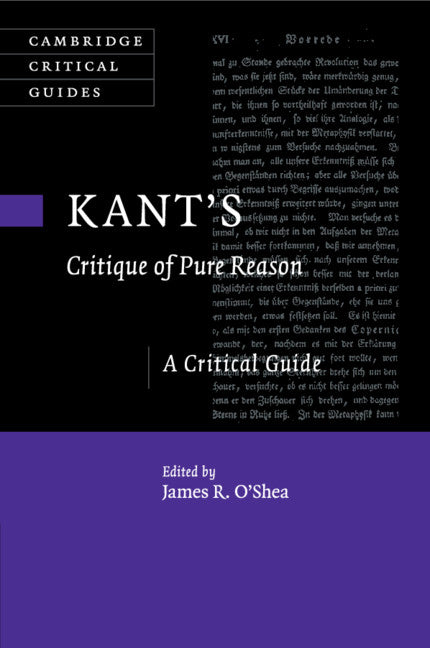 Kant's Critique of Pure Reason; A Critical Guide (Paperback / softback) 9781107427501