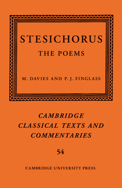 Stesichorus; The Poems (Paperback / softback) 9781107435261