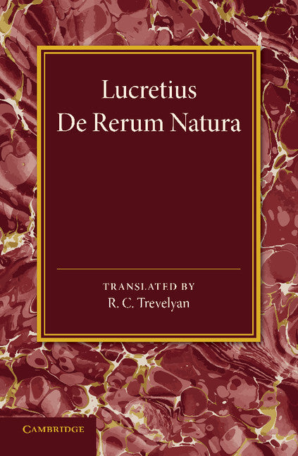 Lucretius (Paperback / softback) 9781107437562