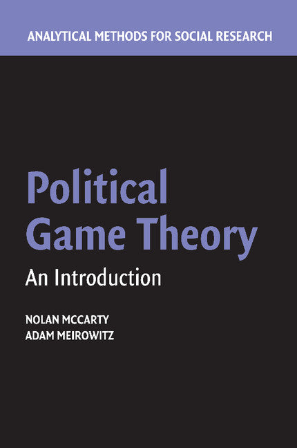 Political Game Theory; An Introduction (Paperback / softback) 9781107438637