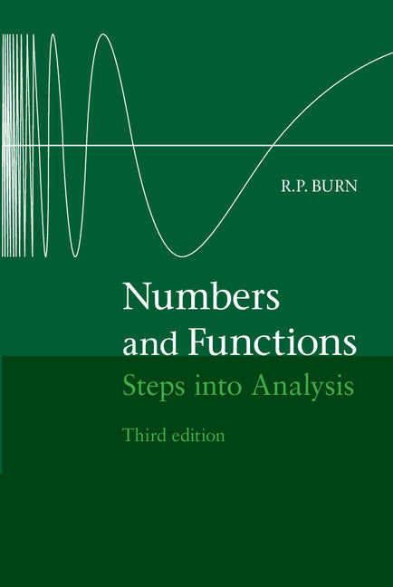 Numbers and Functions; Steps into Analysis (Paperback / softback) 9781107444539