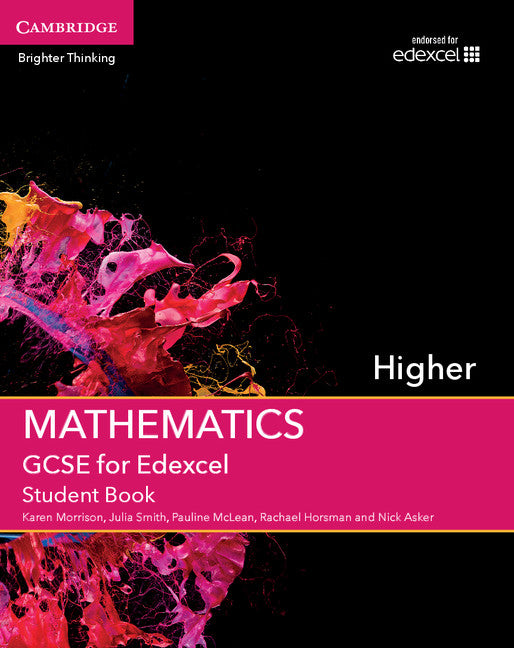 GCSE Mathematics for Edexcel Higher Student Book (Paperback / softback) 9781107448001