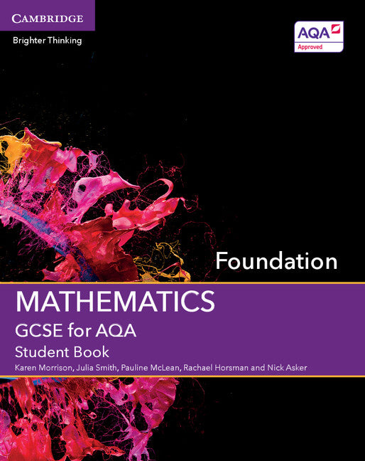 GCSE Mathematics for AQA Foundation Student Book (Paperback / softback) 9781107448049