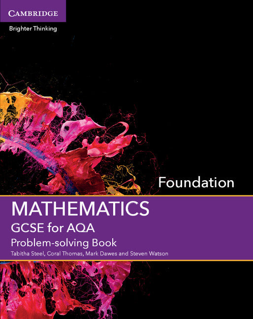 GCSE Mathematics for AQA Foundation Problem-solving Book (Paperback / softback) 9781107450103