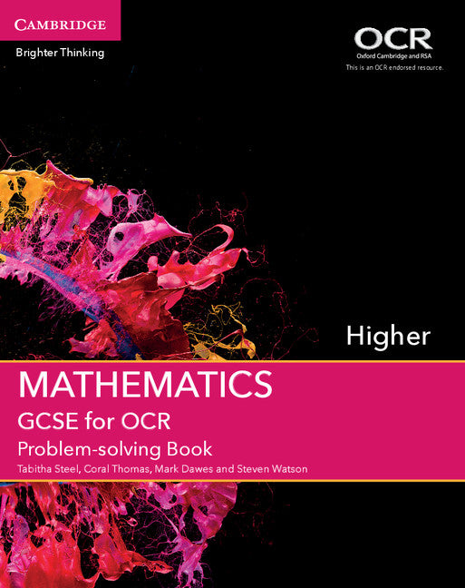 GCSE Mathematics for OCR Higher Problem-solving Book (Paperback / softback) 9781107450165