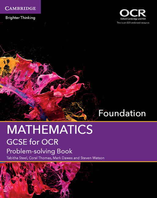 GCSE Mathematics for OCR Foundation Problem-solving Book (Paperback / softback) 9781107450189