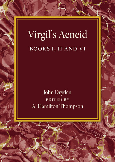 Virgil's Aeneid; Books I, II and VI (Paperback / softback) 9781107451063