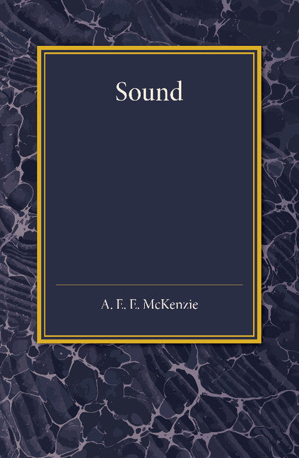 Sound (Paperback / softback) 9781107452480