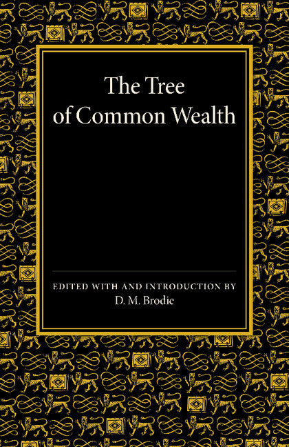The Tree of Commonwealth; A Treatise (Paperback / softback) 9781107452695