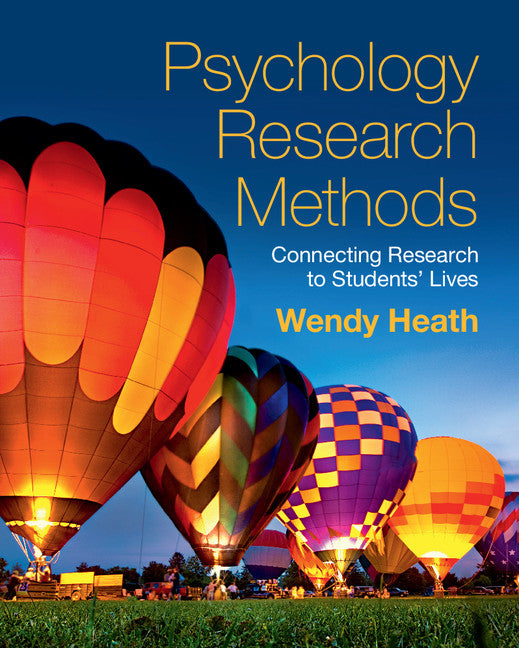 Psychology Research Methods; Connecting Research to Students' Lives (Paperback / softback) 9781107461116