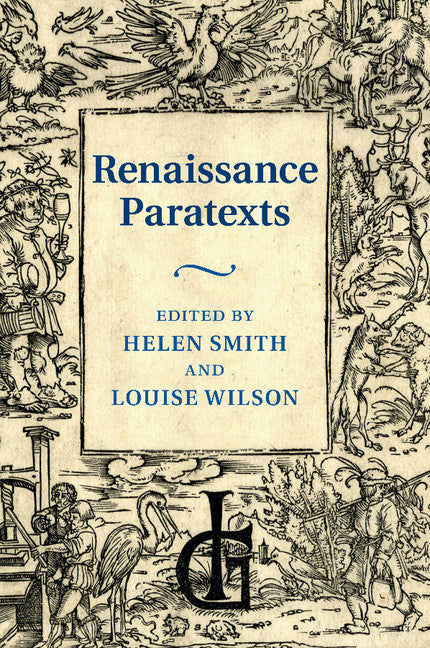 Renaissance Paratexts (Paperback / softback) 9781107463424