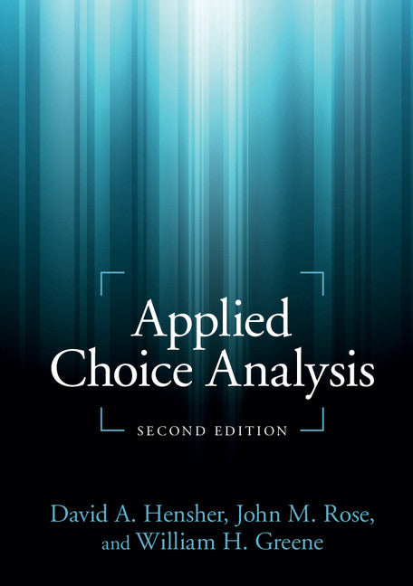 Applied Choice Analysis (Paperback / softback) 9781107465923