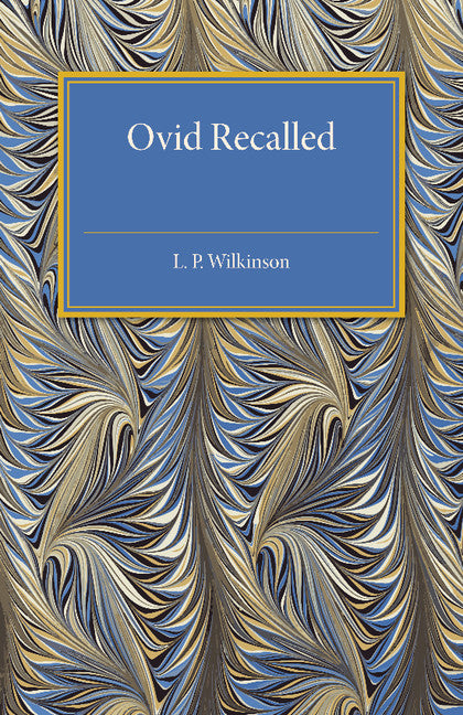 Ovid Recalled (Paperback / softback) 9781107480308