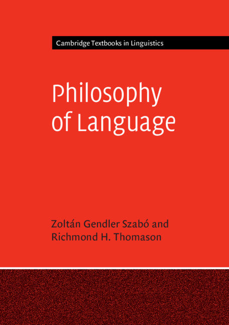 Philosophy of Language (Paperback / softback) 9781107480629