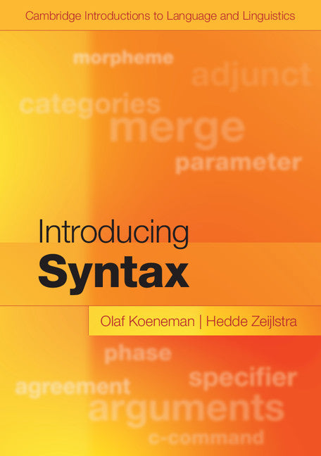 Introducing Syntax (Paperback / softback) 9781107480643