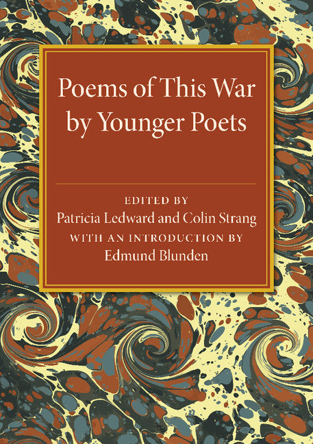 Poems of this War by Younger Poets (Paperback / softback) 9781107486645