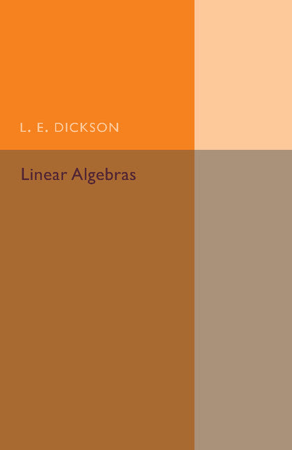 Linear Algebras (Paperback / softback) 9781107493940