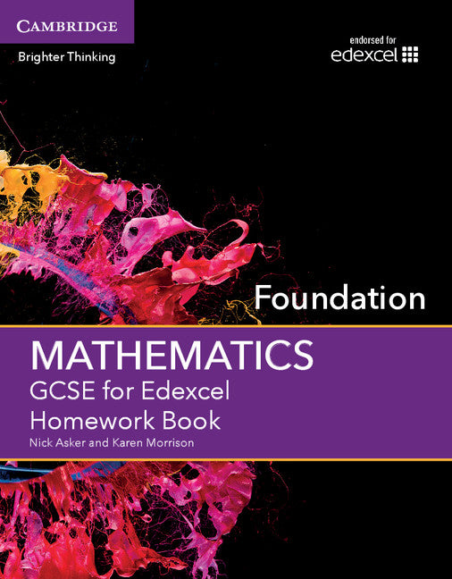 GCSE Mathematics for Edexcel Foundation Homework Book (Paperback / softback) 9781107496859