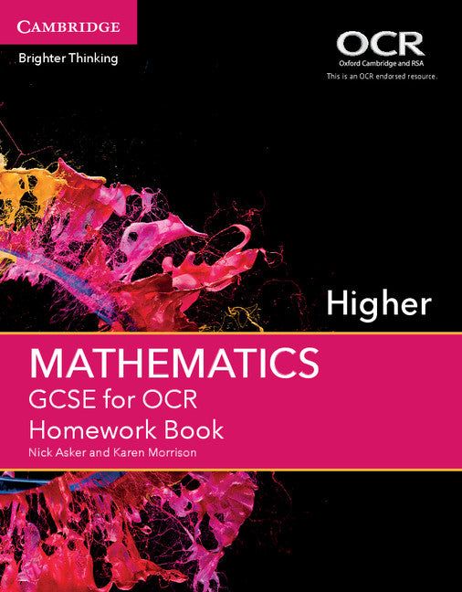 GCSE Mathematics for OCR Higher Homework Book (Paperback / softback) 9781107496927