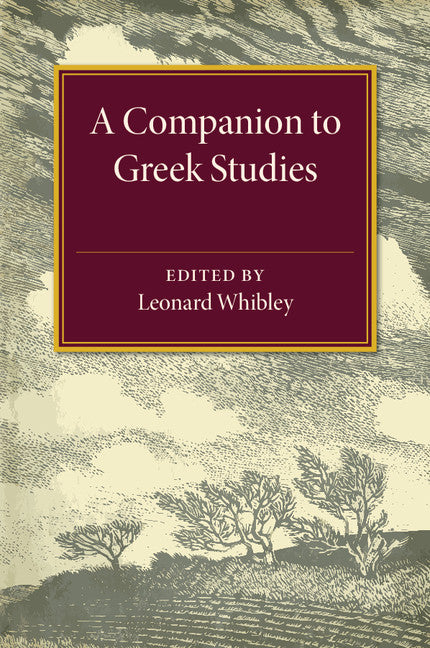 A Companion to Greek Studies (Paperback / softback) 9781107497542